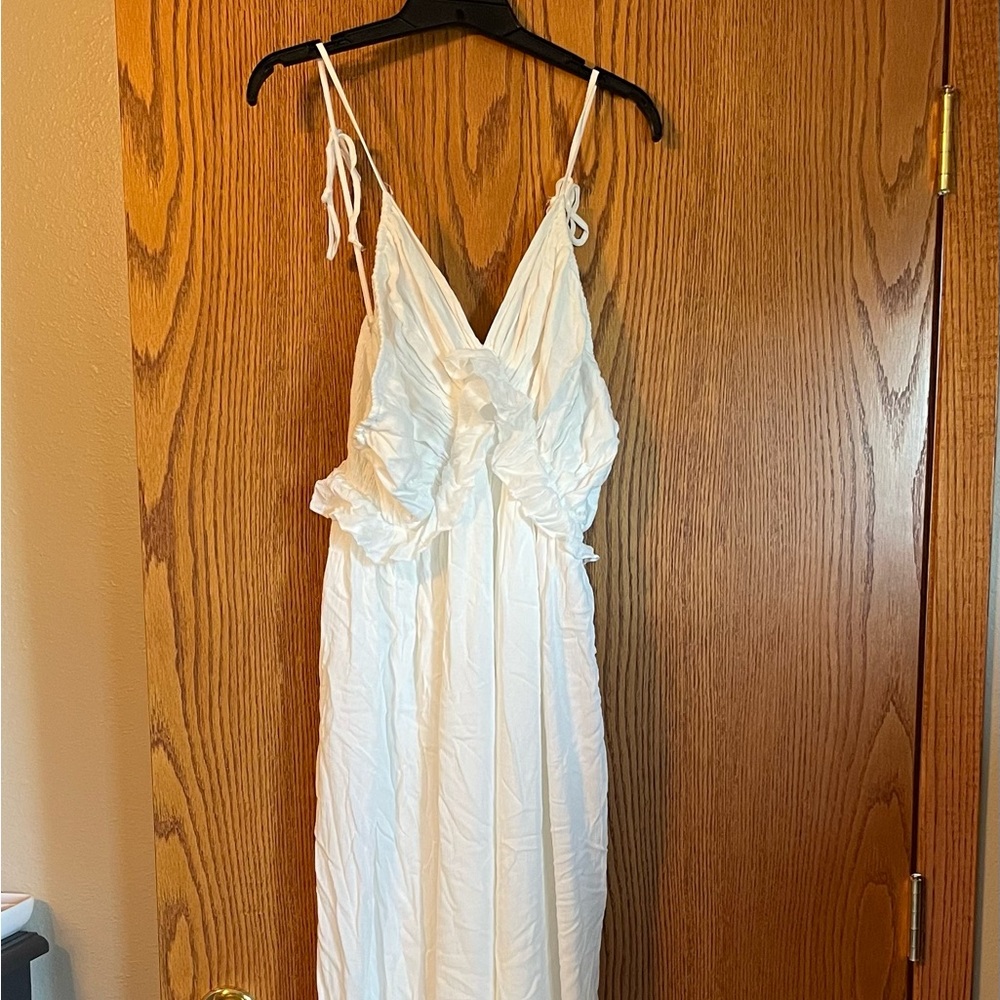 White sun dress